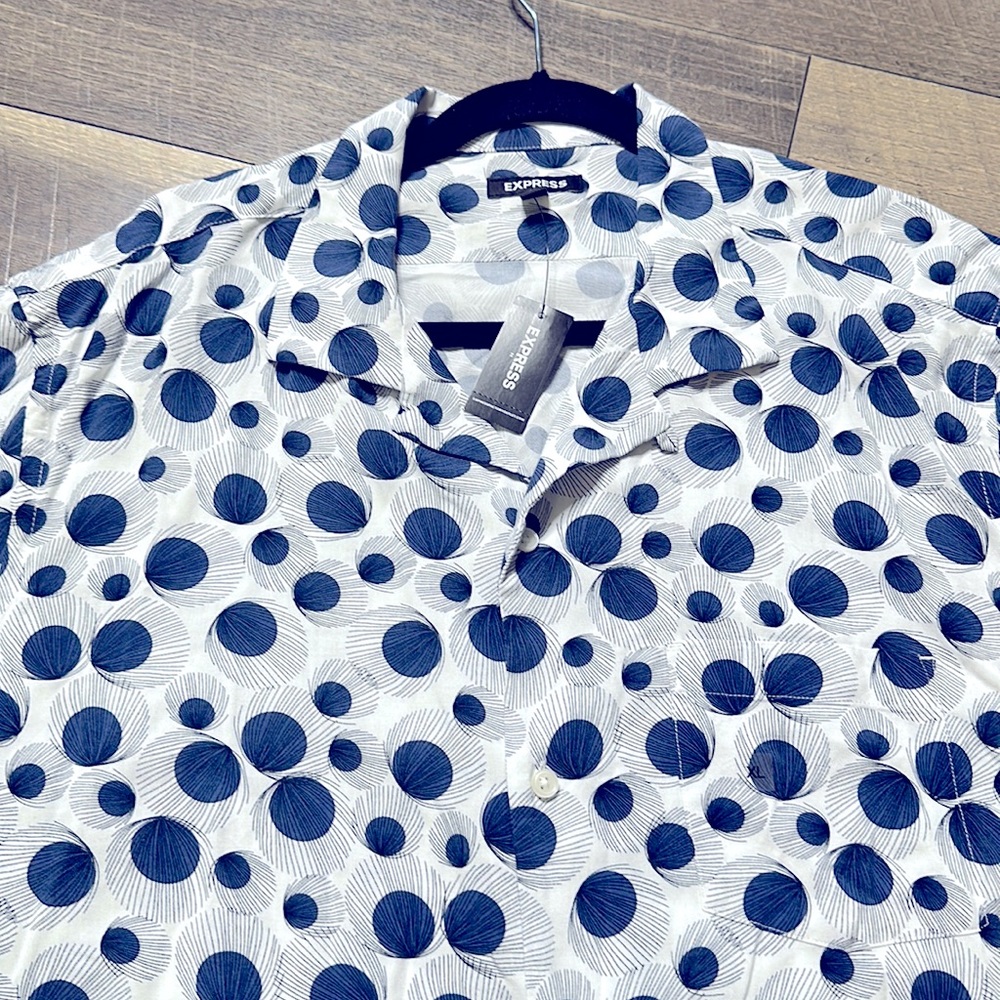 Express Rayon button down - Picture 2 of 6